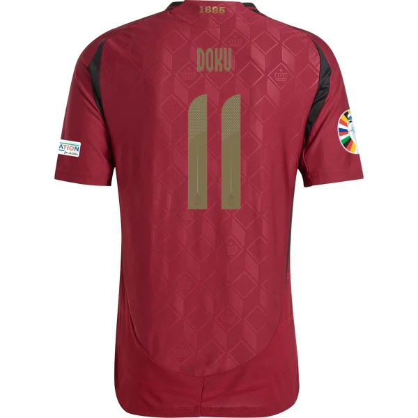 Jérémy Doku – Belgium 24/25 Authentic Home Jersey