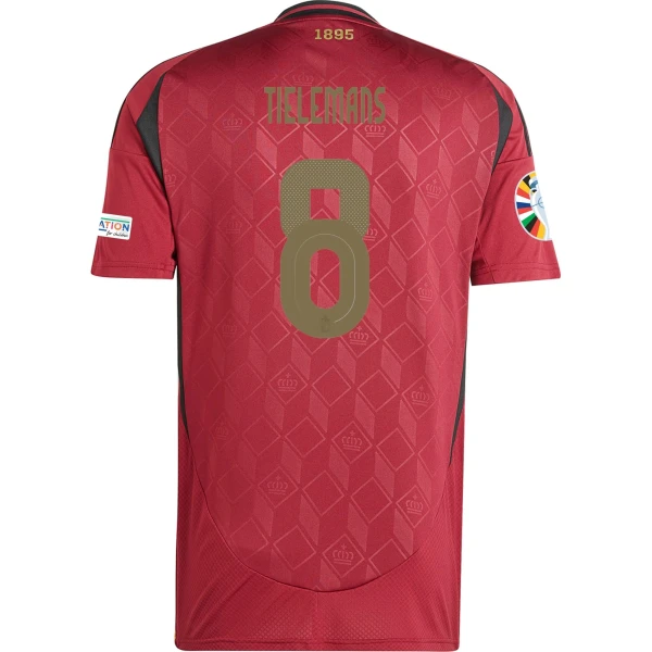 Youri Tielemans – Belgium 24/25 Home Jersey