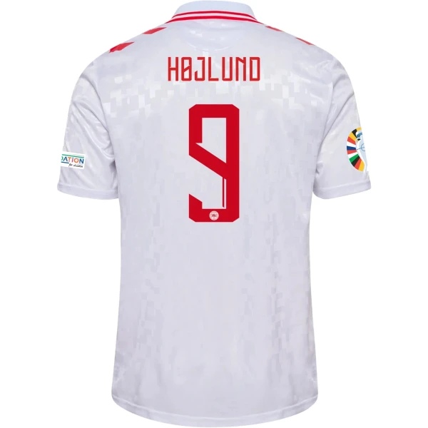 Rasmus Højlund – Denmark 24/25 Away Jersey