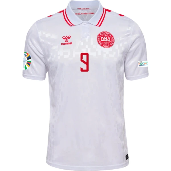 Rasmus Højlund – Denmark 24/25 Away Jersey