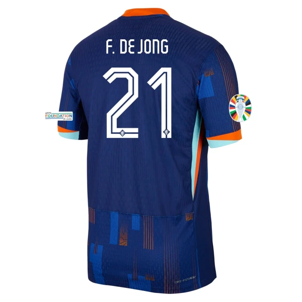 Frenkie de Jong – Netherlands 24/25 Authentic Away Jersey