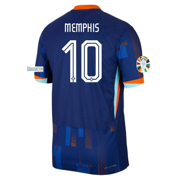 Memphis Depay – Netherlands 24/25 Authentic Away Jersey