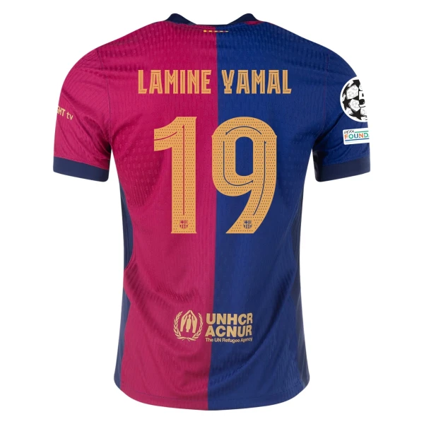 Lamine Yamal Barcelona 24/25 Authentic UCL Home Jersey by Nike