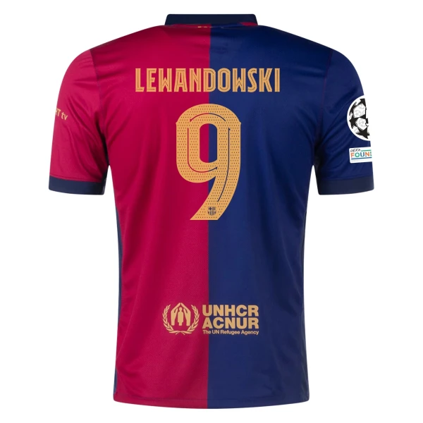 Robert Lewandowski Barcelona 24/25 UCL Home Jersey by Nike