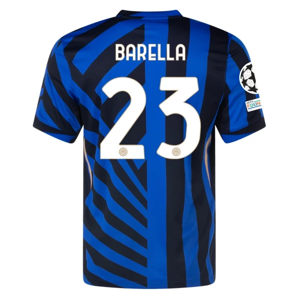 Nicolò Barella Inter Milan 24/25 UCL Home Jersey by Nike