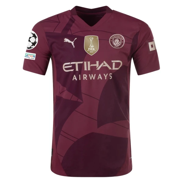 Manchester City 24/25 Authentic UCL Third Jersey by PUMA