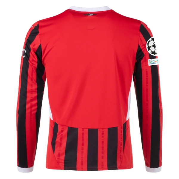 AC Milan 24/25 Long Sleeve UCL Home Jersey by PUMA