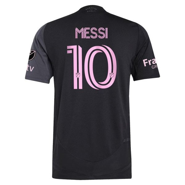 Inter Miami CF Lionel Messi adidas Black 2025 Away Euforia Authentic Player Jersey