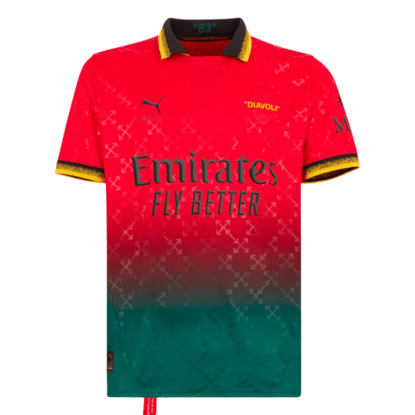 RED JERSEY PUMA X AC MILAN X OFF-WHITE™ 2024/25