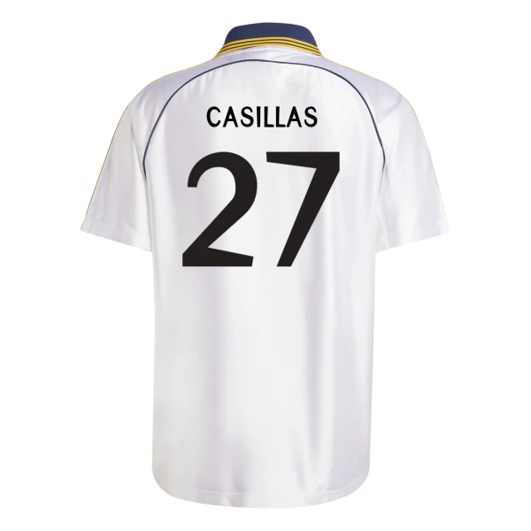 Iker Casillas Real Madrid 1999 Home Jersey by adidas (2025 Reissue)