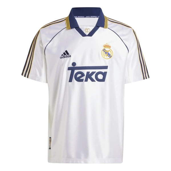 Fernando Hierro Real Madrid 1999 Home Jersey by adidas (2025 Reissue)