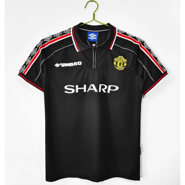 Manchester United Black Retro Jersey 1998-99
