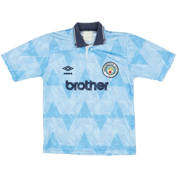 1989–91 Manchester City Home Jersey