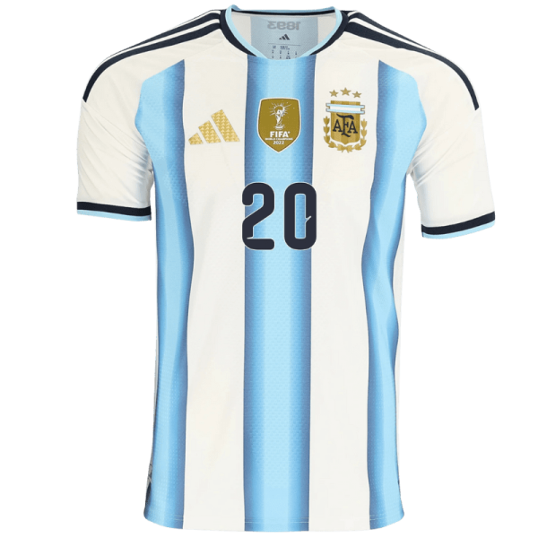 Alexis Mac Allister Argentina 26/27 Authentic Home Jersey