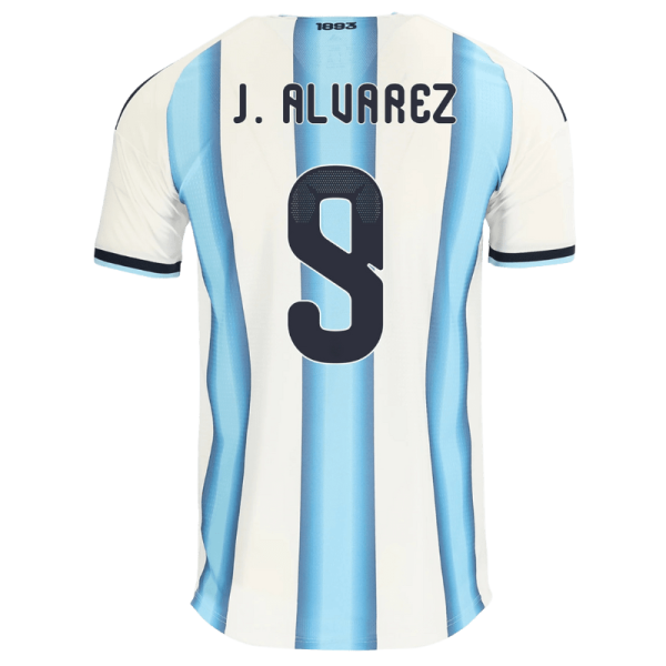 Julián Álvarez Argentina 26/27 Authentic Home Jersey