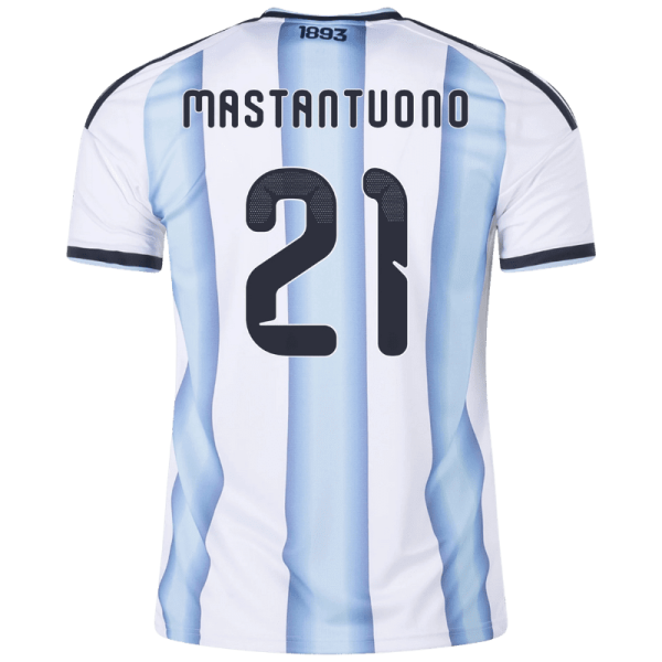 Franco Mastantuono Argentina 26/27 Home Jersey