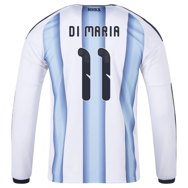Ángel Di María Argentina 26/27 Long Sleeve Home Jersey