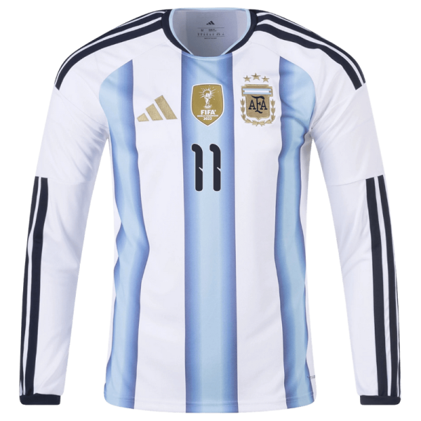 Ángel Di María Argentina 26/27 Long Sleeve Home Jersey