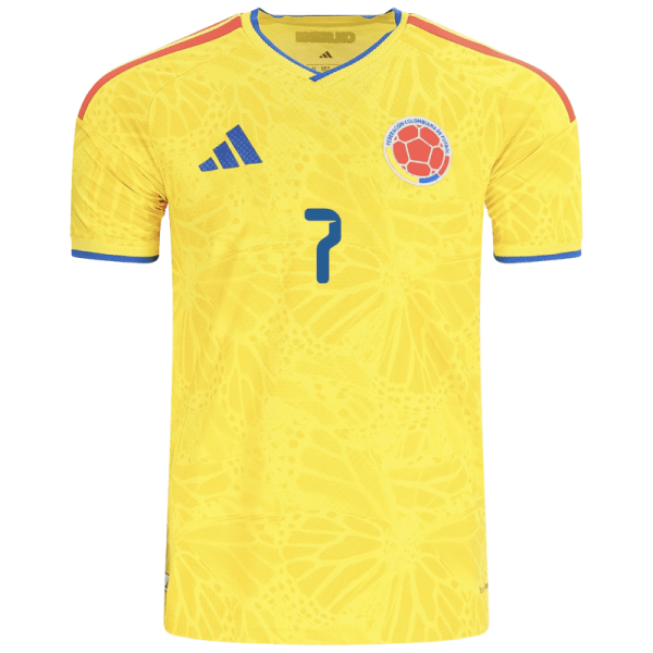 Luis Díaz Colombia 26/27 Authentic Home Jersey