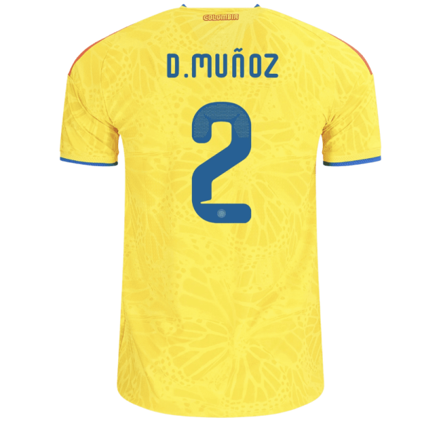 Daniel Muñoz Colombia 26/27 Authentic Home Jersey
