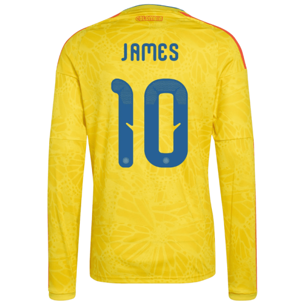 James Rodríguez Colombia 26/27 Long Sleeve Home Jersey
