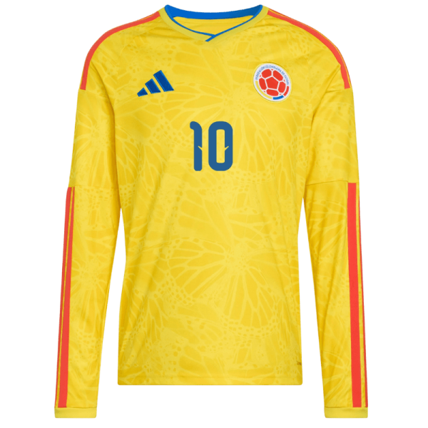James Rodríguez Colombia 26/27 Long Sleeve Home Jersey
