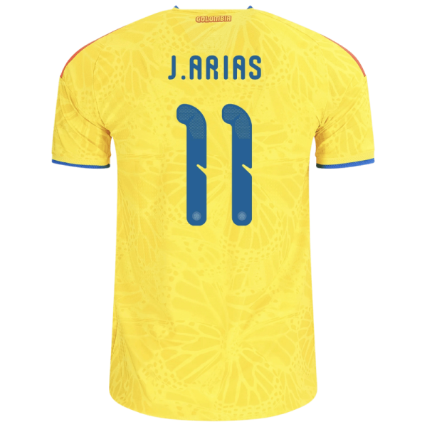 Jhon Arias Colombia 26/27 Authentic Home Jersey