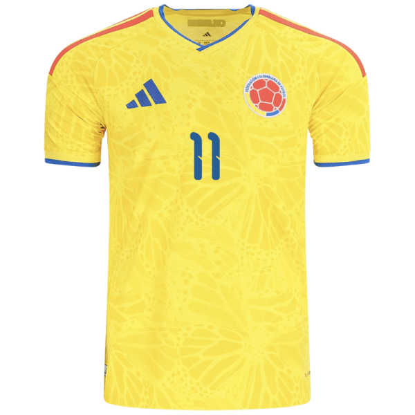 Jhon Arias Colombia 26/27 Authentic Home Jersey