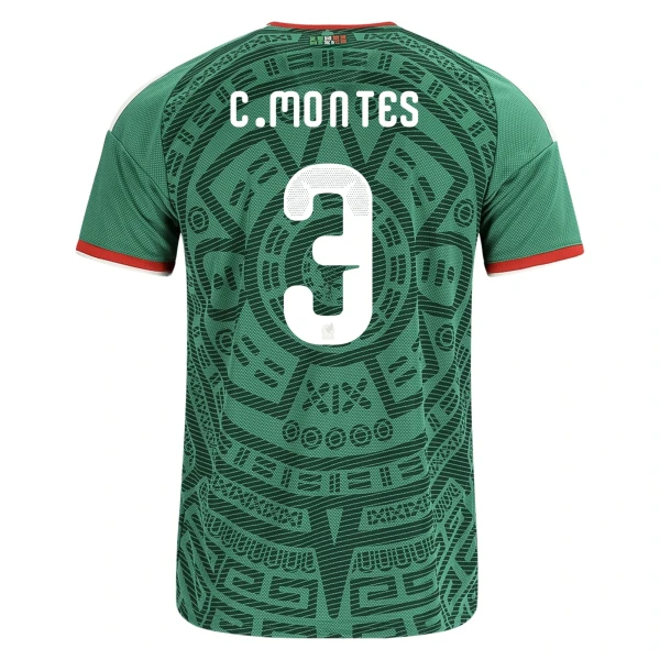 César Montes Mexico 26/27 Home Jersey