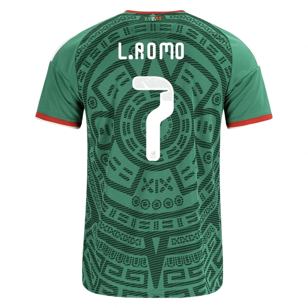 Luis Romo Mexico 26/27 Home Jersey