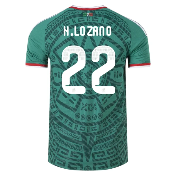 Hirving Lozano Mexico 26/27 Authentic Home Jersey