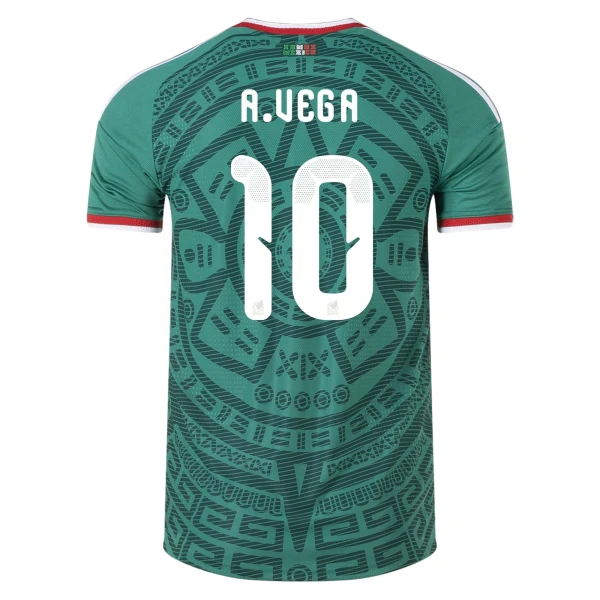 Alexis Vega Mexico 26/27 Authentic Home Jersey