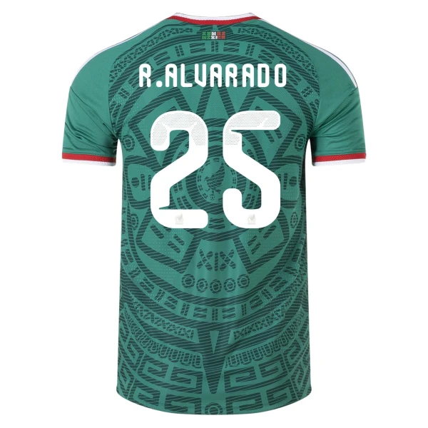 Roberto Alvarado Mexico 26/27 Authentic Home Jersey