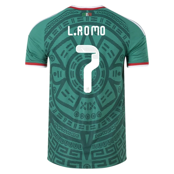 Luis Romo Mexico 26/27 Authentic Home Jersey