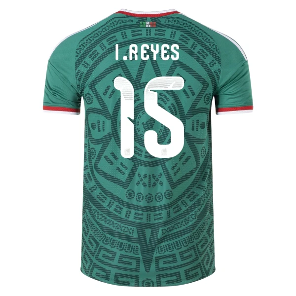 Israel Reyes Mexico 26/27 Authentic Home Jersey