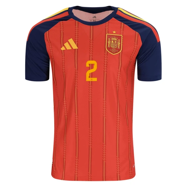 Dani Carvajal Spain 26/27 Authentic Home Jersey