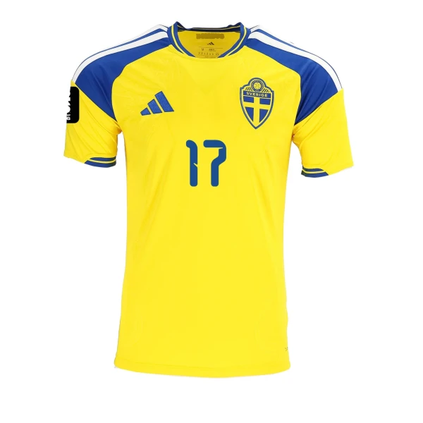 Viktor Gyökeres Sweden 2026/27 Adidas Authentic Home Jersey