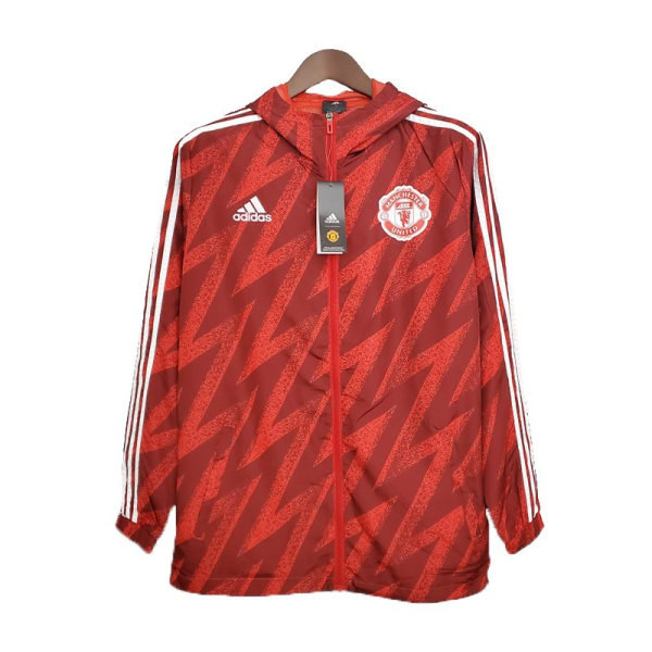 Manchester United Windbreaker Jacket – Red/Black